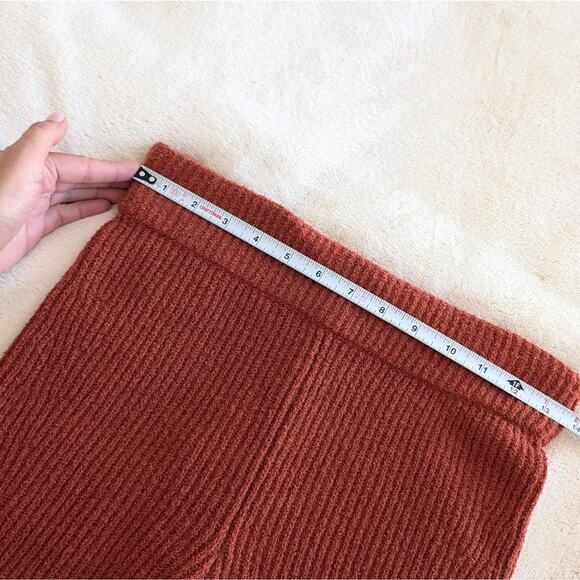 NWT Rag & Bone Sunny Rib Knit Bike Shorts in Paprika, Size S - Picture 7 of 8